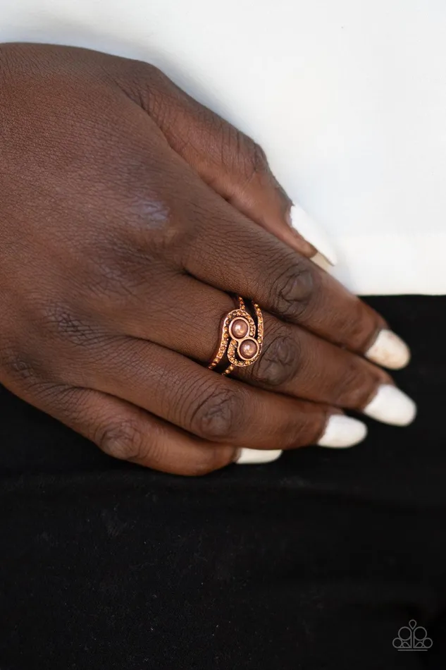 Paparazzi Accessories Rings Collect Up Front Copper Ring Jewelry By Bretta