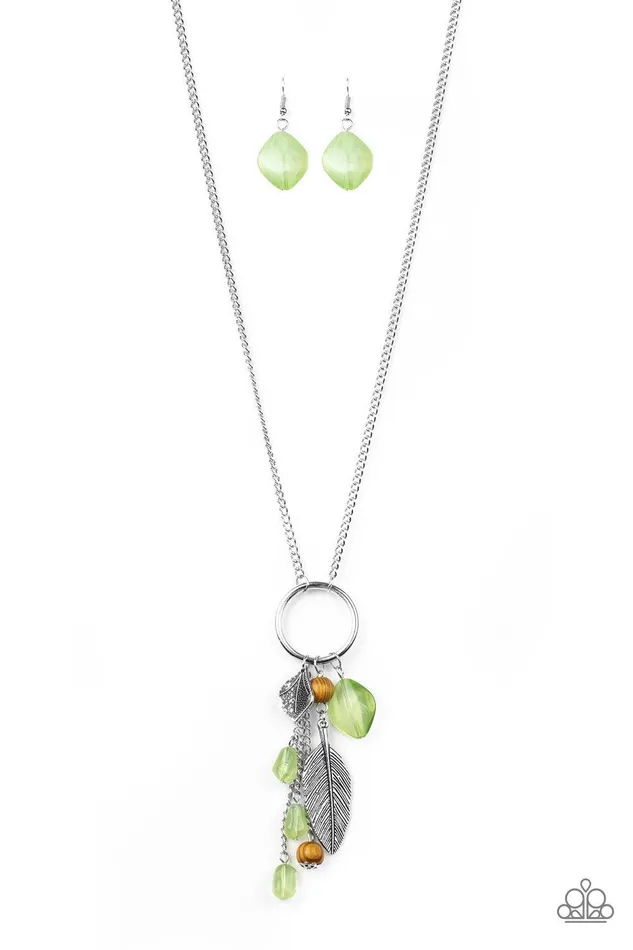 Sky High Style Green Necklace Jewelry by Bretta Paparazzi Accessories Necklaces