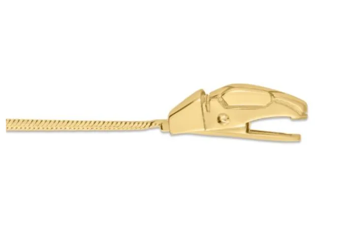 14k Yellow Gold Serpent Head Adjustable Necklace I8116 Royal Chain Necklaces 14k Yellow Gold Serpent Head Adjustable Necklace I8116 Royal Chain Necklaces