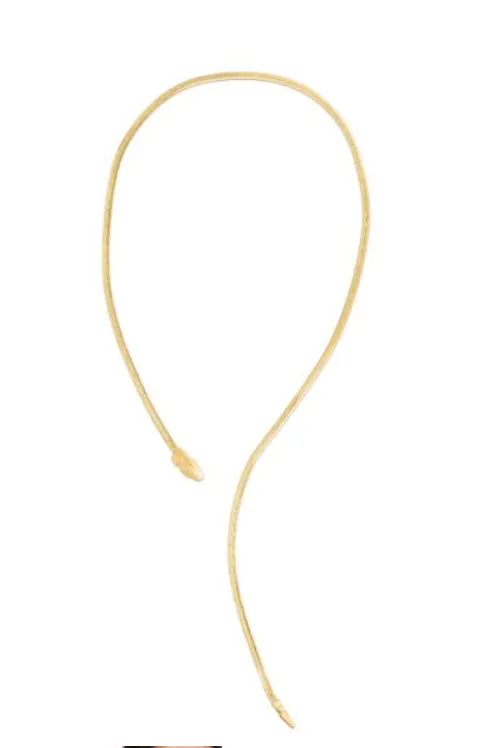 14k Yellow Gold Serpent Head Adjustable Necklace I8116 Royal Chain Necklaces 14k Yellow Gold Serpent Head Adjustable Necklace I8116 Royal Chain Necklaces