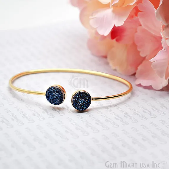 Adjustable Gold Plated Stacking Bangle Bracelet Womens Jewelry GemMartUSA Bracelets Adjustable Gold Plated Stacking Bangle Bracelet Womens Jewelry GemMartUSA Bracelets