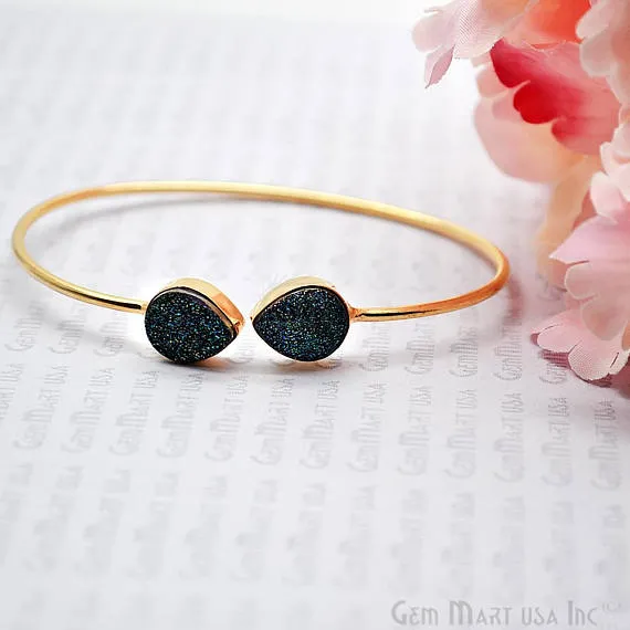Adjustable Gold Plated Stacking Bangle Bracelet Womens Jewelry GemMartUSA Bracelets Adjustable Gold Plated Stacking Bangle Bracelet Womens Jewelry GemMartUSA Bracelets