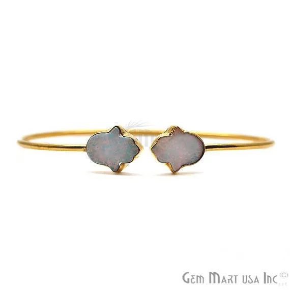 Adjustable Gold Plated Stacking Bangle Bracelet Womens Jewelry GemMartUSA Bracelets Adjustable Gold Plated Stacking Bangle Bracelet Womens Jewelry GemMartUSA Bracelets