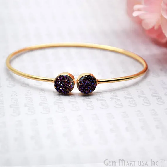Adjustable Gold Plated Stacking Bangle Bracelet Womens Jewelry GemMartUSA Bracelets Adjustable Gold Plated Stacking Bangle Bracelet Womens Jewelry GemMartUSA Bracelets