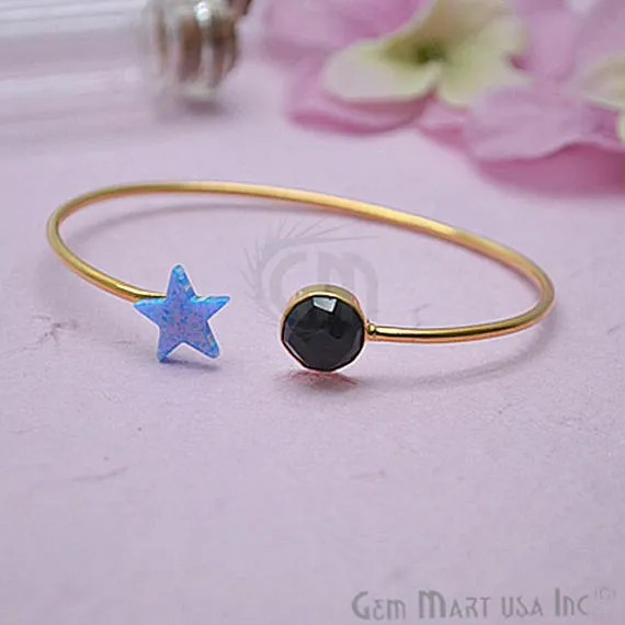 Adjustable Gold Plated Stacking Bangle Bracelet Womens Jewelry GemMartUSA Bracelets Adjustable Gold Plated Stacking Bangle Bracelet Womens Jewelry GemMartUSA Bracelets