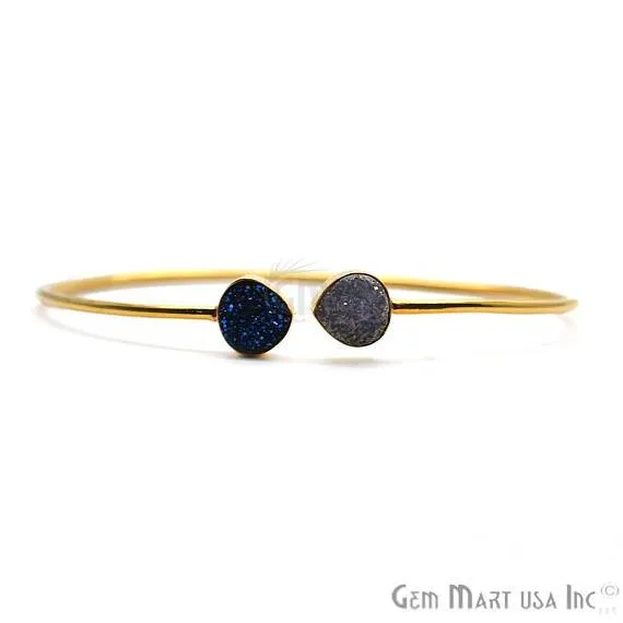 Adjustable Gold Plated Stacking Bangle Bracelet Womens Jewelry GemMartUSA Bracelets Adjustable Gold Plated Stacking Bangle Bracelet Womens Jewelry GemMartUSA Bracelets