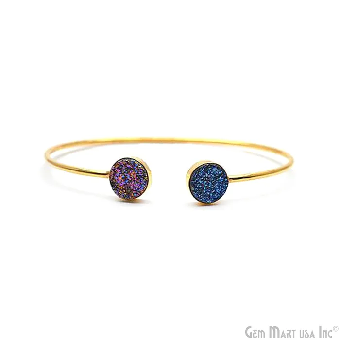 Adjustable Gold Plated Stacking Bangle Bracelet Womens Jewelry GemMartUSA Bracelets Adjustable Gold Plated Stacking Bangle Bracelet Womens Jewelry GemMartUSA Bracelets