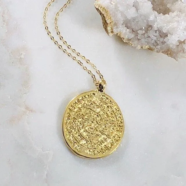 Athena Coin Necklace Sarah Belle Necklaces