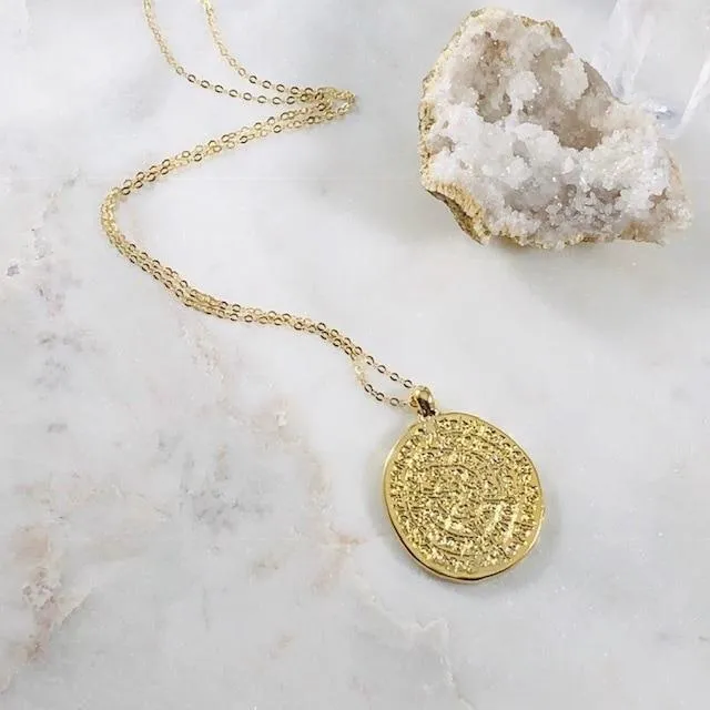Athena Coin Necklace Sarah Belle Necklaces