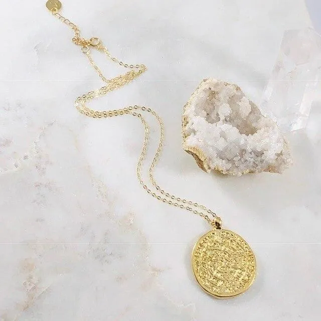 Athena Coin Necklace Sarah Belle Necklaces