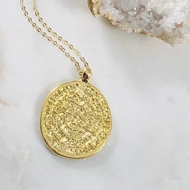 Athena Coin Necklace Sarah Belle Necklaces