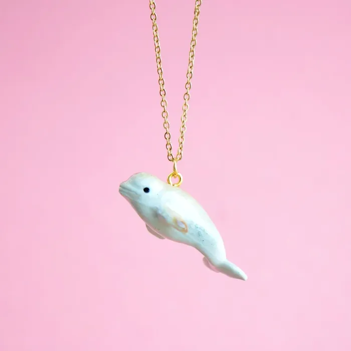 Beluga Whale Necklace Camp Hollow Necklaces