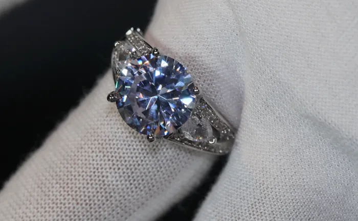 Big Diamond Ring Womens Big Diamond Ring Big Engagement Rings Lab Diamonds London Rings
