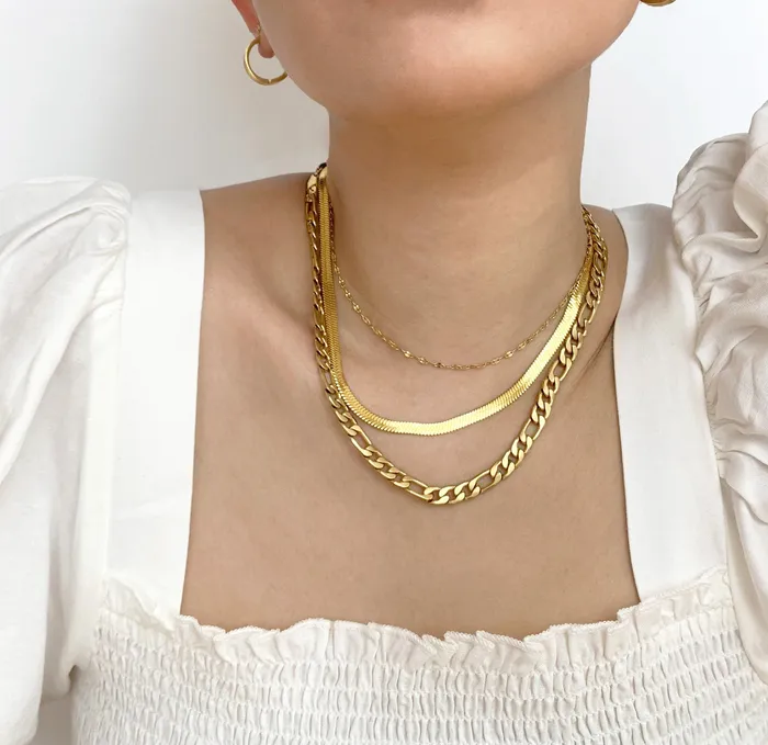 BROOKLYN NECKLACE GOLD SAMPLE Mai Dsire Necklaces