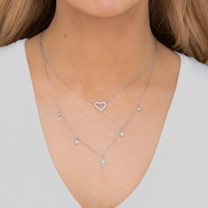 Camile Stone Necklaces Bright North Star Sapphire Necklace Camile Stone Necklaces Bright North Star Sapphire Necklace