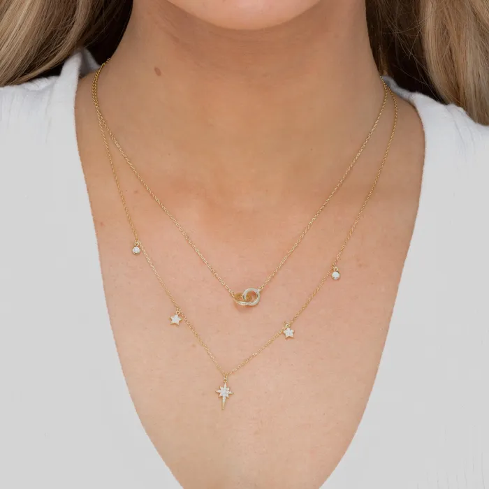 Camile Stone Necklaces Bright North Star Sapphire Necklace Camile Stone Necklaces Bright North Star Sapphire Necklace