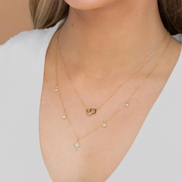 Camile Stone Necklaces Bright North Star Sapphire Necklace Camile Stone Necklaces Bright North Star Sapphire Necklace