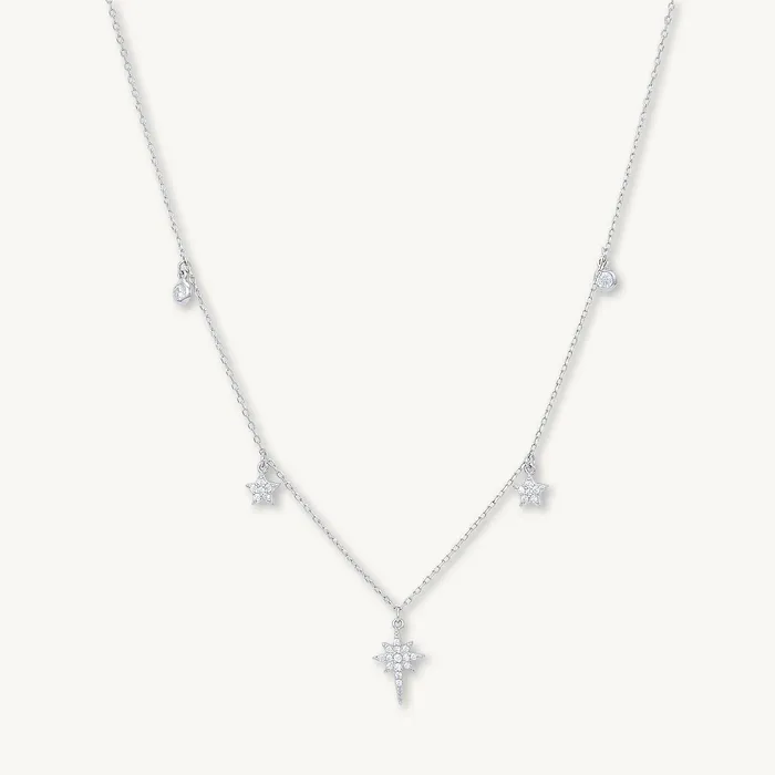 Camile Stone Necklaces Bright North Star Sapphire Necklace Camile Stone Necklaces Bright North Star Sapphire Necklace