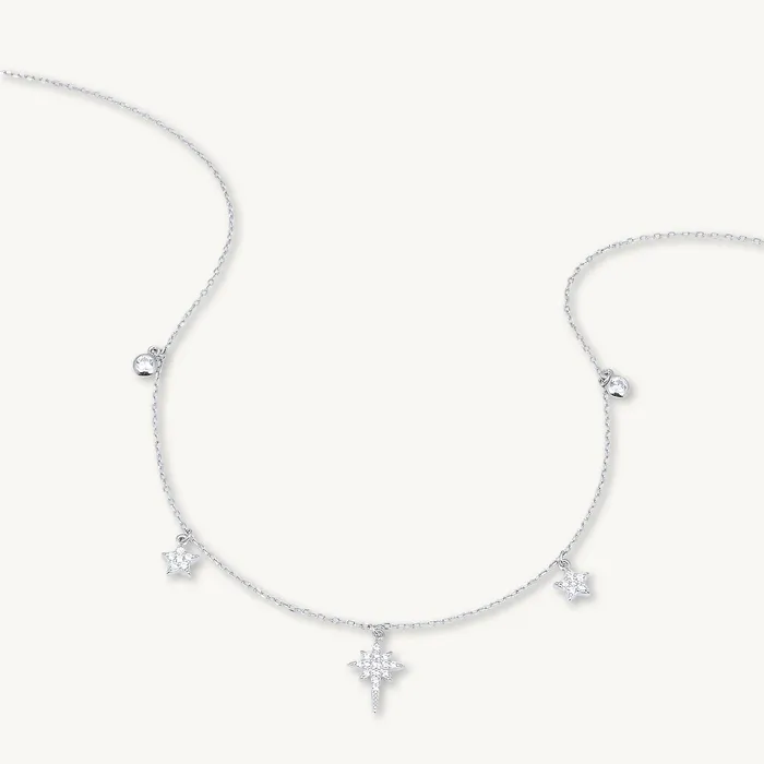 Camile Stone Necklaces Bright North Star Sapphire Necklace Camile Stone Necklaces Bright North Star Sapphire Necklace