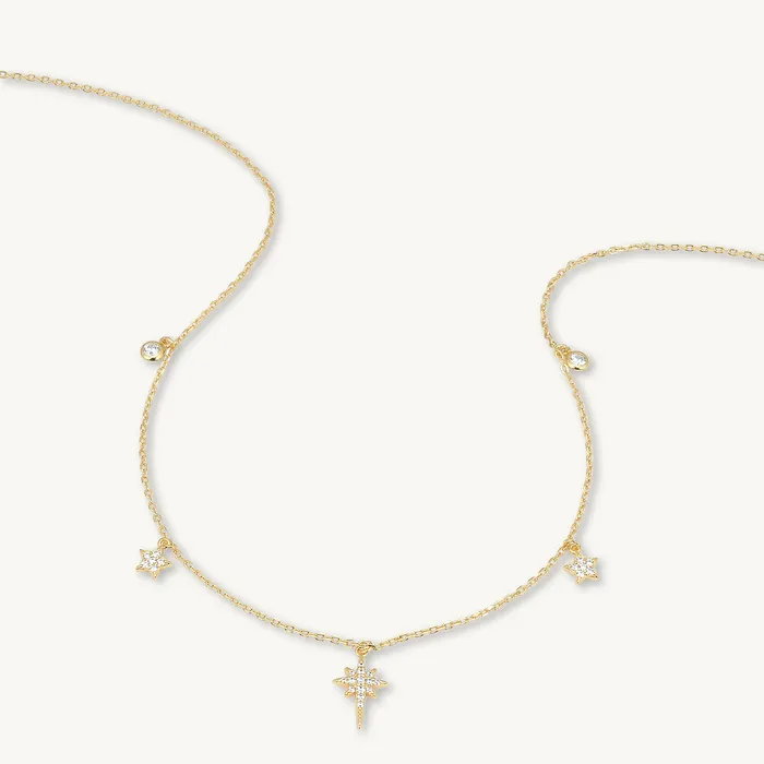 Camile Stone Necklaces Bright North Star Sapphire Necklace Camile Stone Necklaces Bright North Star Sapphire Necklace