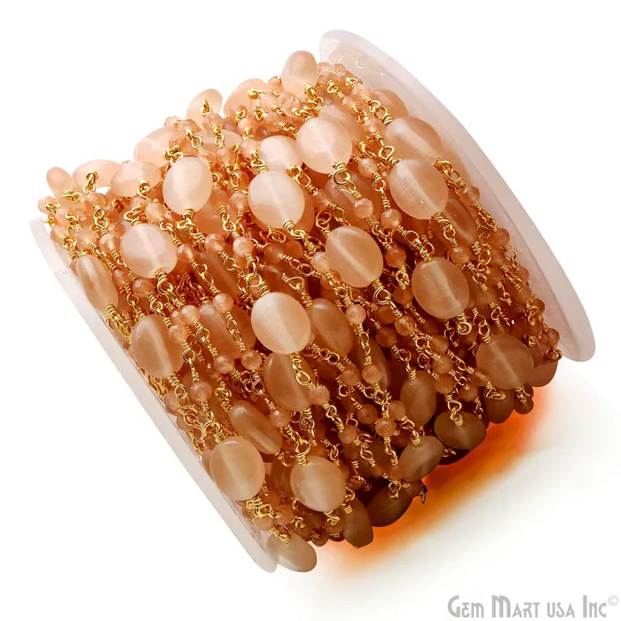Caramel Monalisa 10x7mm Smooth Tumble Beads 253mm Round Beads Gold Plated Rosary GemMartUSA PreStyled Sets Caramel Monalisa 10x7mm Smooth Tumble Beads 253mm Round Beads Gold Plated Rosary GemMartUSA PreStyled Sets