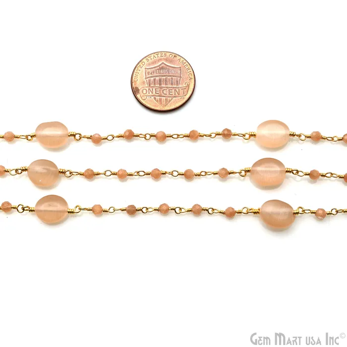 Caramel Monalisa 10x7mm Smooth Tumble Beads 253mm Round Beads Gold Plated Rosary GemMartUSA PreStyled Sets Caramel Monalisa 10x7mm Smooth Tumble Beads 253mm Round Beads Gold Plated Rosary GemMartUSA PreStyled Sets