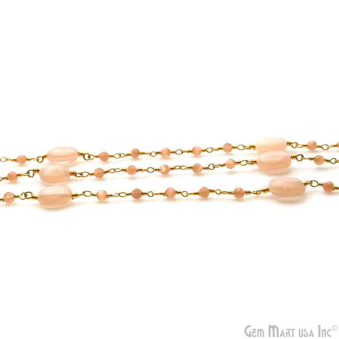 Caramel Monalisa 10x7mm Smooth Tumble Beads 253mm Round Beads Gold Plated Rosary GemMartUSA PreStyled Sets Caramel Monalisa 10x7mm Smooth Tumble Beads 253mm Round Beads Gold Plated Rosary GemMartUSA PreStyled Sets