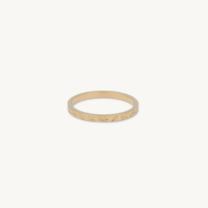 Celestial North Star Stacker Ring Camile Stone Rings