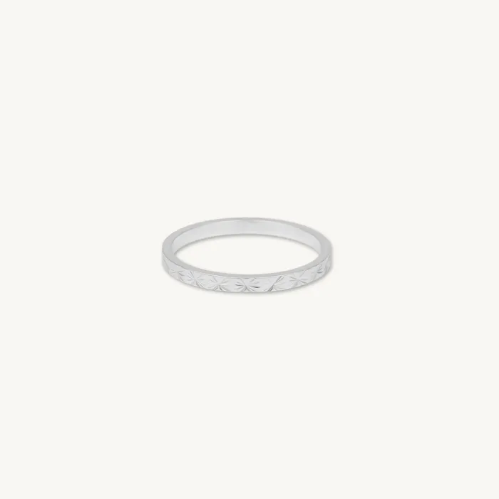 Celestial North Star Stacker Ring Camile Stone Rings