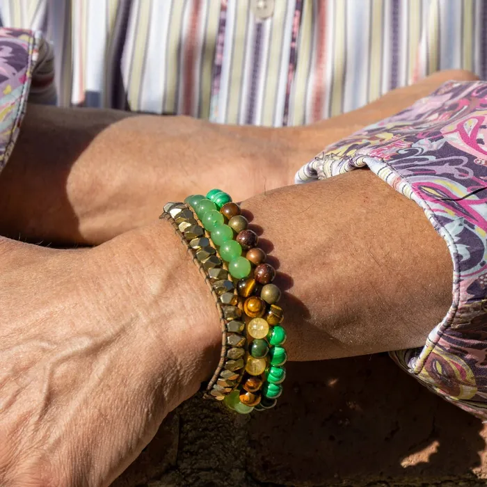 Customized Jewel Fortune Magnet Bracelet Set Bracelets