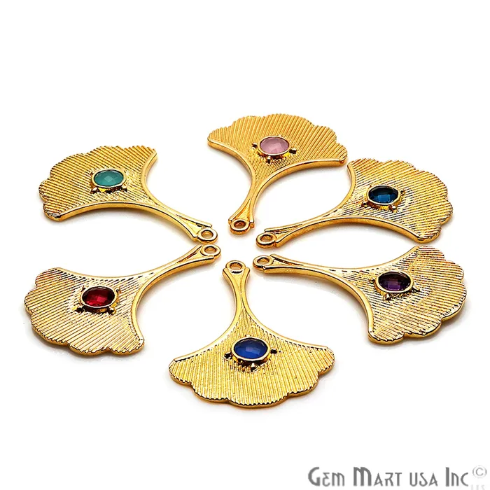 DIY Gemstone Gold Plated 43x31mm Mandala Connector 1PC GemmartUSA PreStyled Sets DIY Gemstone Gold Plated 43x31mm Mandala Connector 1PC GemmartUSA PreStyled Sets