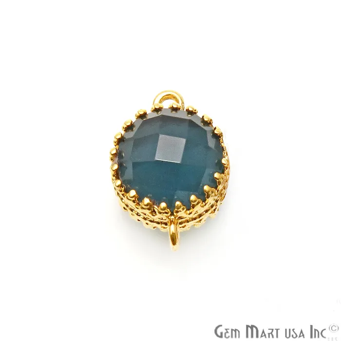 DIY Tanzanite Gold Plated Prong Setting Double Side Gemstone Connector GemmartUSA PreStyled Sets