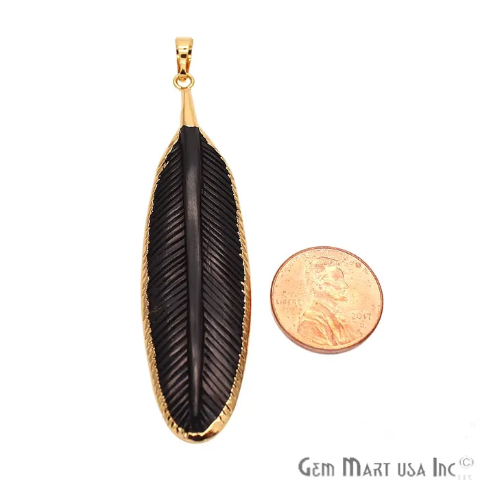 GemMartUSA Black Feather PendantGold Feather NecklaceFeather Choker CharmBoho Gold NecklaceCHPR50088 Necklaces GemMartUSA Black Feather PendantGold Feather NecklaceFeather Choker CharmBoho Gold NecklaceCHPR50088 Necklaces