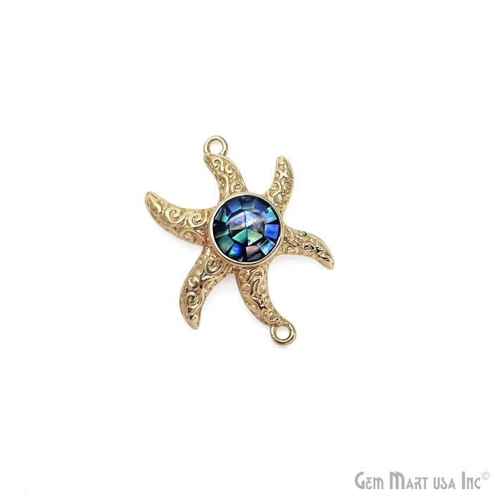 GemMartUSA Bracelets Starfish Charm Finding 25mm Star Pendant Bracelet Charm GemMartUSA Bracelets Starfish Charm Finding 25mm Star Pendant Bracelet Charm