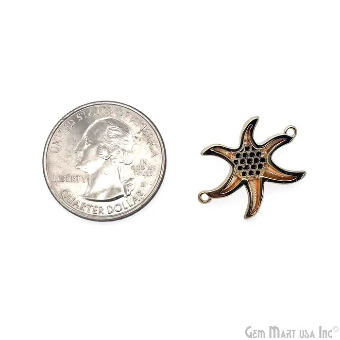 GemMartUSA Bracelets Starfish Charm Finding 25mm Star Pendant Bracelet Charm GemMartUSA Bracelets Starfish Charm Finding 25mm Star Pendant Bracelet Charm