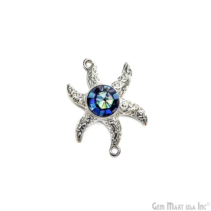 GemMartUSA Bracelets Starfish Charm Finding 25mm Star Pendant Bracelet Charm GemMartUSA Bracelets Starfish Charm Finding 25mm Star Pendant Bracelet Charm