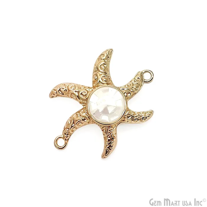 GemMartUSA Bracelets Starfish Charm Finding 25mm Star Pendant Bracelet Charm GemMartUSA Bracelets Starfish Charm Finding 25mm Star Pendant Bracelet Charm