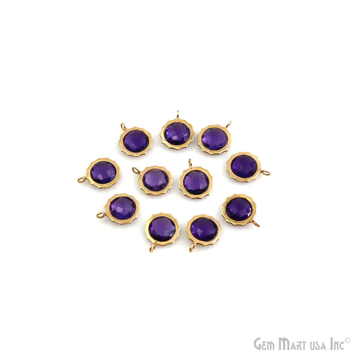 GemMartUSA Necklaces Sun Shaped Pendant Connector Gold Plated Single Bail 18x14mm DIY Jewelry Connector Pendant GemMartUSA Necklaces Sun Shaped Pendant Connector Gold Plated Single Bail 18x14mm DIY Jewelry Connector Pendant