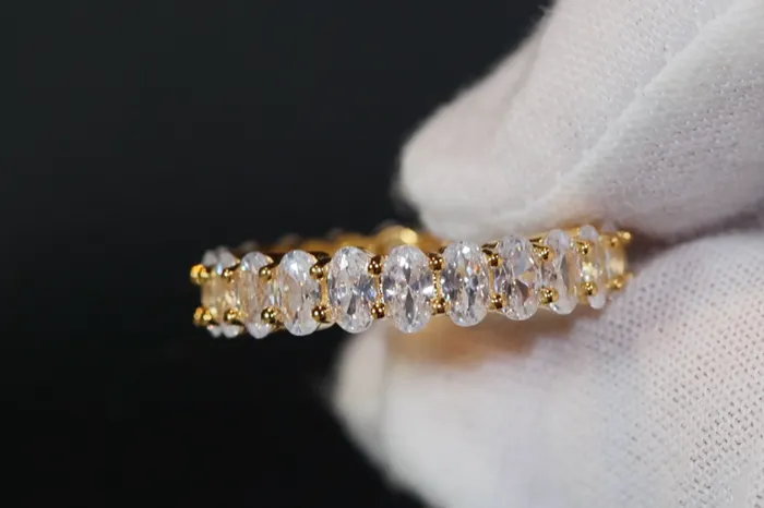 Gold Engagement Ring Womens Gold Ring Gold Eternity Ring Lab Diamonds London Rings