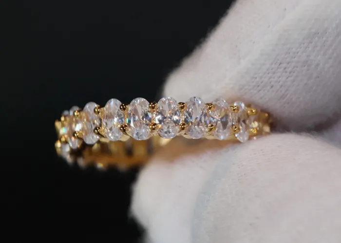 Gold Engagement Ring Womens Gold Ring Gold Eternity Ring Lab Diamonds London Rings