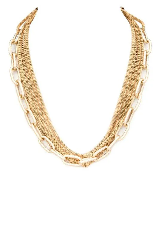 LA Jewelry Plaza Necklaces Mix Chain Fashion Necklace