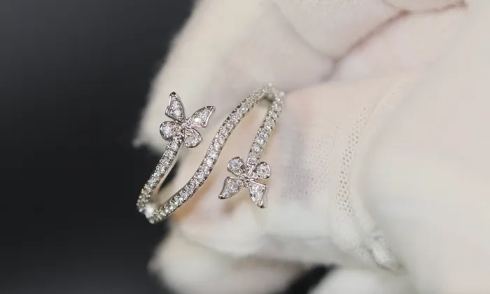 Lab Diamonds London Diamond Butterfly Ring Butterfly Ring Womens Diamond Ring Womens Butterfly Ring Rings