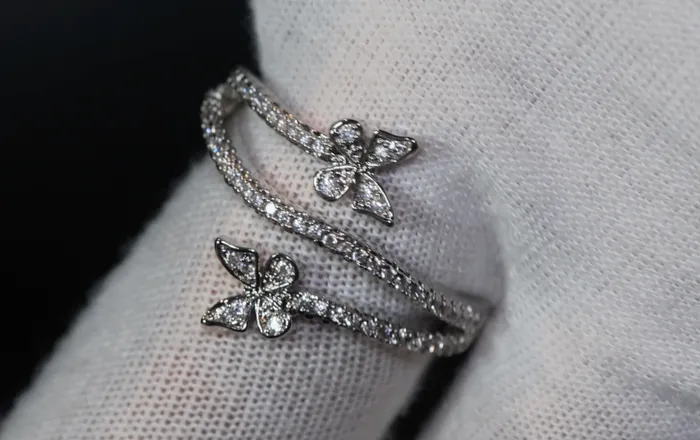 Lab Diamonds London Diamond Butterfly Ring Butterfly Ring Womens Diamond Ring Womens Butterfly Ring Rings