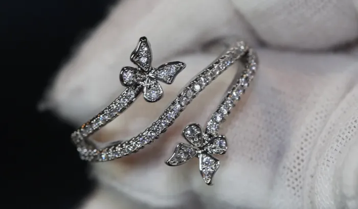 Lab Diamonds London Diamond Butterfly Ring Butterfly Ring Womens Diamond Ring Womens Butterfly Ring Rings