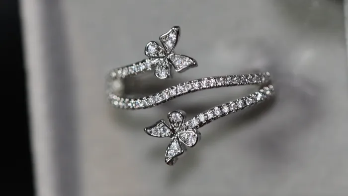 Lab Diamonds London Diamond Butterfly Ring Butterfly Ring Womens Diamond Ring Womens Butterfly Ring Rings