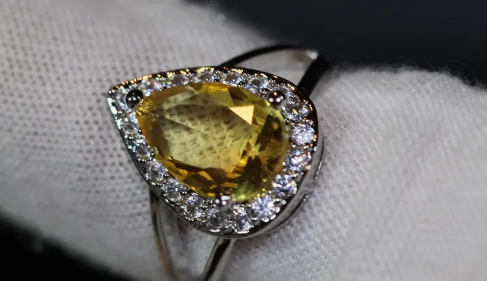 Lab Diamonds London Rings Yellow Diamond Ring Yellow Diamond Engagement Rings Canary Yellow Diamond Ring Pear Shape Ring Pear Engagement Ring Teardrop Ring