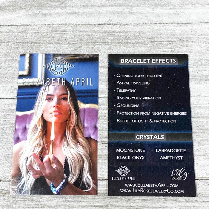 Lily Rose Jewelry Co Bracelets Limited Master Awakener 10mm Collection Elizabeth April AWAKEN Species Set of 7 Stretch Bracelet