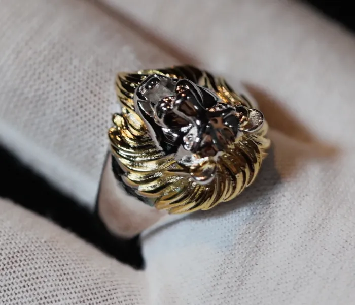 Lion Ring Silver Lion Ring Leo ring Lion rings Lion Face Ring Sphinx ring Lab Diamonds London Rings