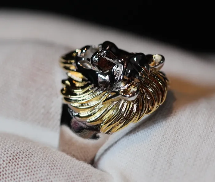 Lion Ring Silver Lion Ring Leo ring Lion rings Lion Face Ring Sphinx ring Lab Diamonds London Rings