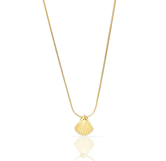 MAI DSIRE Necklaces HOLLY DAINTY GOLD SEA SHELL PENDANT NECKLACE